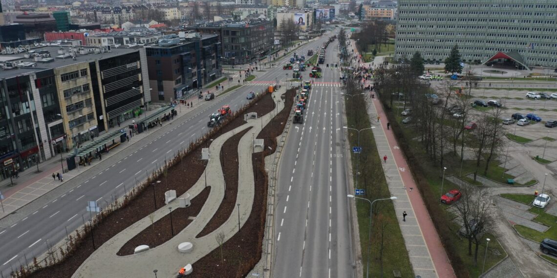 14.03.2024. Kielce. Protest rolników / Fot. Jarosław Kubalski - Radio Kielce