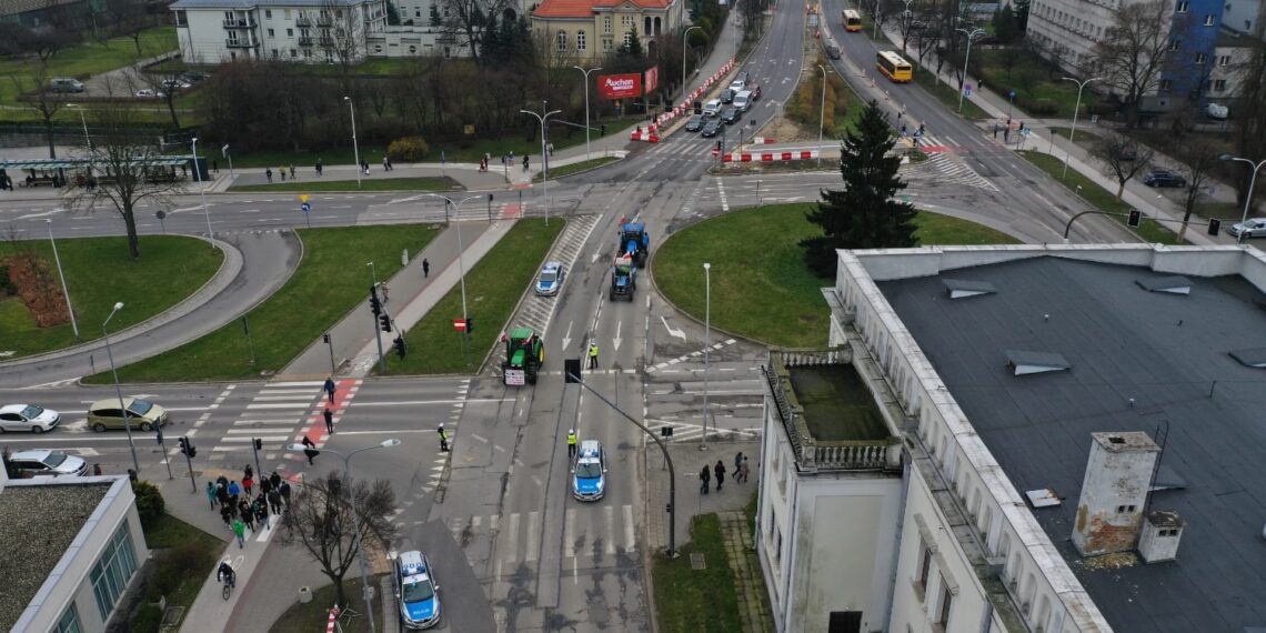 14.03.2024. Kielce. Protest rolników / Fot. Jarosław Kubalski - Radio Kielce