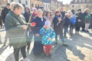 21.03.2024. Sandomierz. Obchody Światowego Dnia Osób z Zespołem Downa / Fot. Grażyna Szlęzak - Radio Kielce