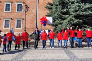 21.03.2024. Sandomierz. Obchody Światowego Dnia Osób z Zespołem Downa / Fot. Grażyna Szlęzak - Radio Kielce