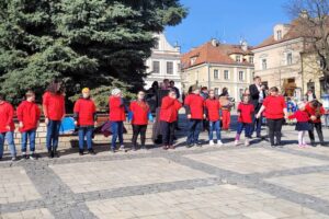 21.03.2024. Sandomierz. Obchody Światowego Dnia Osób z Zespołem Downa / Fot. Grażyna Szlęzak - Radio Kielce