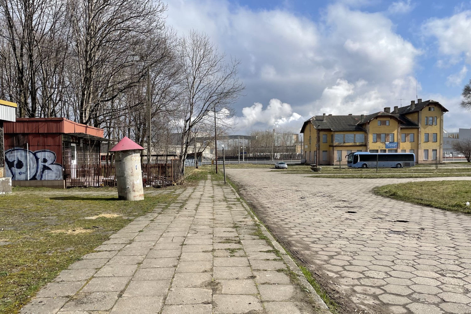 19.03.2024. Końskie. Miejsce, gdzie powstanie kręgielnia / Fot. Magdalena Galas-Klusek - Radio Kielce