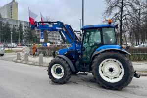 14.03.2024. Kielce. Protest rolników / Fot. Wiktor Taszłow - Radio Kielce