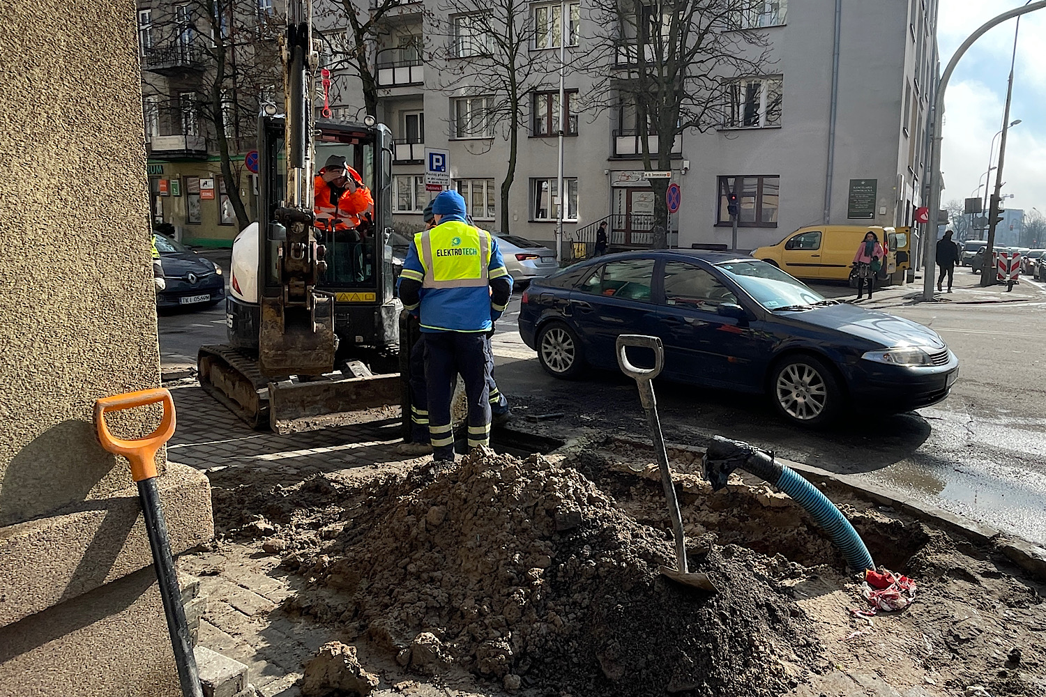 Utrudnienia na ważnym skrzyżowaniu. Powodem prace związane z budową ITS