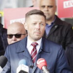 Nowa Lewica zaprezentowała kandydatów do sejmiku województwa - Radio Kielce 04.03.2024. Kielce. Konferencja Nowej Lewicy. Na zdjęciu: Marcin Chłodnicki - zastępca prezydenta Kielc / Fot. Jarosław Kubalski - Radio Kielce