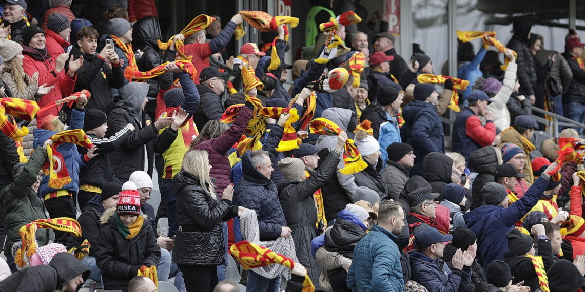 17.03.2024. Kielce. 25. kolejka PKO BP Ekstraklasy Korona Kielce - Pogoń Szczecin / Fot. Jarosław Kubalski - Radio Kielce