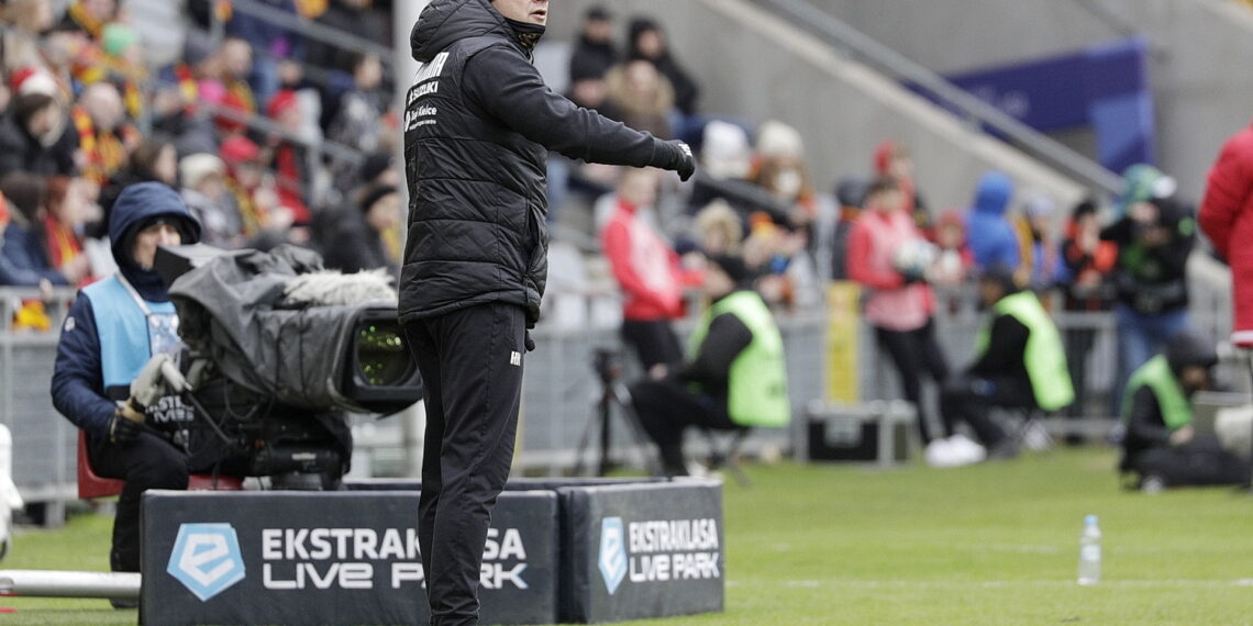 17.03.2024. Kielce. 25. kolejka PKO BP Ekstraklasy Korona Kielce - Pogoń Szczecin / Fot. Jarosław Kubalski - Radio Kielce