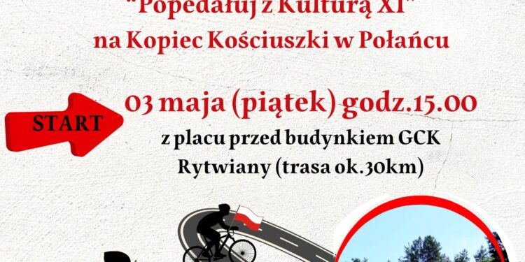 Biało-Czerwony Rajd Rowerowy "Popedałuj z Kulturą XI" - Radio Kielce