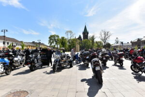 28.04.2024. Końskie. Rozpoczęcie sezonu motocyklowego / Fot. Magdalena Galas-Klusek - Radio Kielce