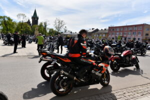 28.04.2024. Końskie. Rozpoczęcie sezonu motocyklowego / Fot. Magdalena Galas-Klusek - Radio Kielce