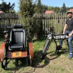 12.04.2024. Ostrowiec Św. W warsztacie Sebastiana Majewskiego powstają rowery i riksze / Fot. Patryk Wójcik - Radio Kielce