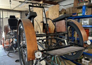 Ostrowczanin tworzy rowery i riksze wzorowane na konstrukcjach z poprzedniego wieku