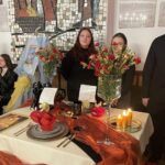 11.04.2024. Sandomierz. Wystawa "Wielcy malarze na stołach sandomierskiej "Marmolady" / Fot. Grażyna Szlęzak - Radio Kielce