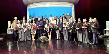 Na zdjęciu: twórcy spektaklu „Czarny ślub” / Fot. Dorota Klusek - Radio Kielce