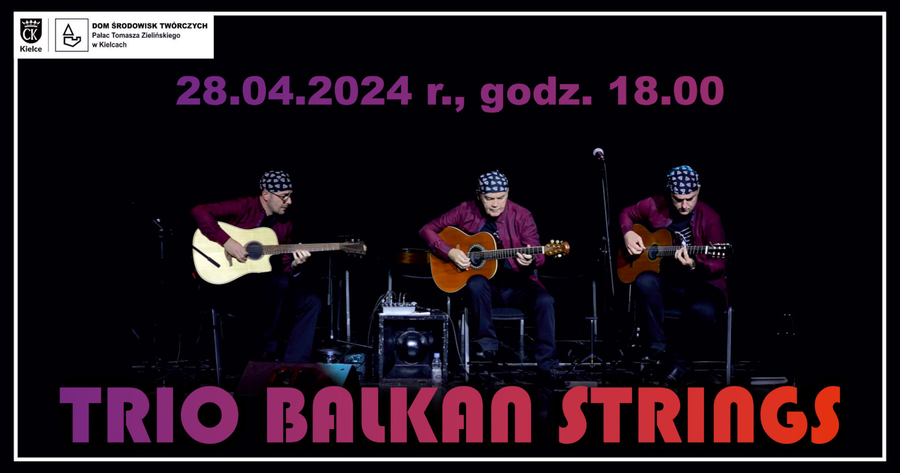 Trio Balkan Strings - koncert - Radio Kielce