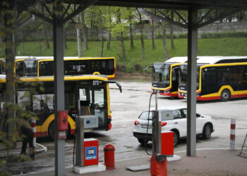 22.04.2024. Kielce. Baza MPK / Fot. Wiktor Taszłow - Radio Kielce