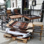 25.04.2024. Kielce. Rynek. Ogródki gastronomiczne / Fot. Wiktor Taszłow - Radio Kielce