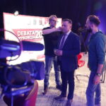 04.04.2024. Radio Kielce. Debata wyborcza z udziałem liderów list wyborczych do Sejmiku Województwa Świętokrzyskiego / Fot. Wiktor Taszłow – Radio Kielce