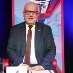 04.04.2024. Radio Kielce. Debata wyborcza z udziałem liderów list wyborczych do Sejmiku Województwa Świętokrzyskiego. Na zdjęciu: Jacek Skórski - KKW Lewica / Fot. Wiktor Taszłow – Radio Kielce