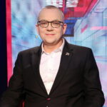 04.04.2024. Radio Kielce. Debata wyborcza z udziałem liderów list wyborczych do Sejmiku Województwa Świętokrzyskiego. Na zdjęciu: Arkadiusz Kubiec - KKW Trzecia Droga Polska 2050 Szymona Hołowni – PSL / Fot. Wiktor Taszłow – Radio Kielce