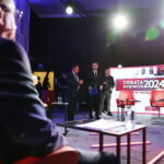 04.04.2024. Radio Kielce. Debata wyborcza z udziałem liderów list wyborczych do Sejmiku Województwa Świętokrzyskiego / Fot. Wiktor Taszłow – Radio Kielce