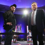 04.04.2024. Radio Kielce. Debata wyborcza z udziałem liderów list wyborczych do Sejmiku Województwa Świętokrzyskiego / Fot. Wiktor Taszłow – Radio Kielce