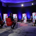 04.04.2024. Radio Kielce. Debata wyborcza z udziałem liderów list wyborczych do Sejmiku Województwa Świętokrzyskiego / Fot. Wiktor Taszłow – Radio Kielce