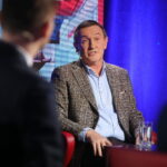 04.04.2024. Radio Kielce. Debata wyborcza z udziałem liderów list wyborczych do Sejmiku Województwa Świętokrzyskiego. Na zdjęciu: Grzegorz Świercz - KWW Konfederacja i Bezpartyjni Samorządowcy / Fot. Wiktor Taszłow – Radio Kielce