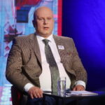 04.04.2024. Radio Kielce. Debata wyborcza z udziałem liderów list wyborczych do Sejmiku Województwa Świętokrzyskiego. Na zdjęciu: Dariusz Gocał - KW Koalicja Samorządowa OK Samorząd / Fot. Wiktor Taszłow – Radio Kielce