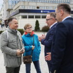05.04.2024. Kielce. Konferencja prasowa Agaty Wojdy / Fot. Wiktor Taszłow - Radio Kielce