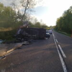 17.04.2024. Beszowa. Śmiertelny wypadek / Fot. KPP Staszów