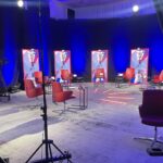 04.04.2024. Radio Kielce. Debata wyborcza z udziałem liderów list wyborczych do Sejmiku Województwa Świętokrzyskiego / Fot. Joanna Gergont – Radio Kielce