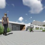 Wizualizacja rozbudowy Centrum Zdrowia Psychicznego w Sandomierzu