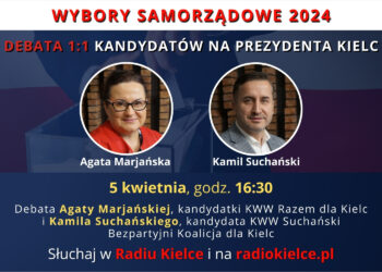 Debata 1:1 kandydatów na prezydenta Kielc: Agata Marjańska - Kamil Suchański