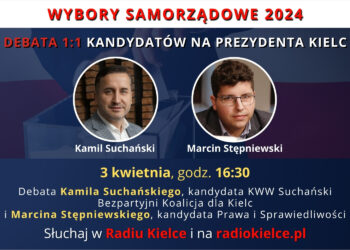 Debata 1:1 kandydatów na prezydenta Kielc: Kamil Suchański - Marcin Stępniewski