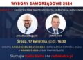 Debata 1:1 kandydatów na prezydenta Skarżyska-Kamiennej: Adam Ciok z Komitetu Wyborczego Wyborców Samorząd 24 oraz Arkadiusz Bogucki z KWW Marka Materka