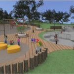 Wizualizacja skateparku przy zalewie Antoniów w gminie Radoszyce / źródło: UMiG w Radoszycach