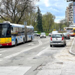 05.04.2024. Kielce. Ulica Paderewskiego / Fot. Wiktor Taszłow - Radio Kielce