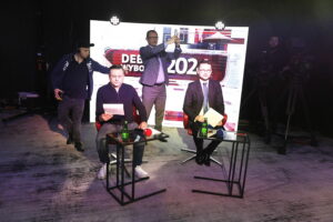05.04.2024 Radio Kielce. Debata z udziałem kandydatów na prezydenta Kielc / Fot. Jarosław Kubalski - Radio Kielce