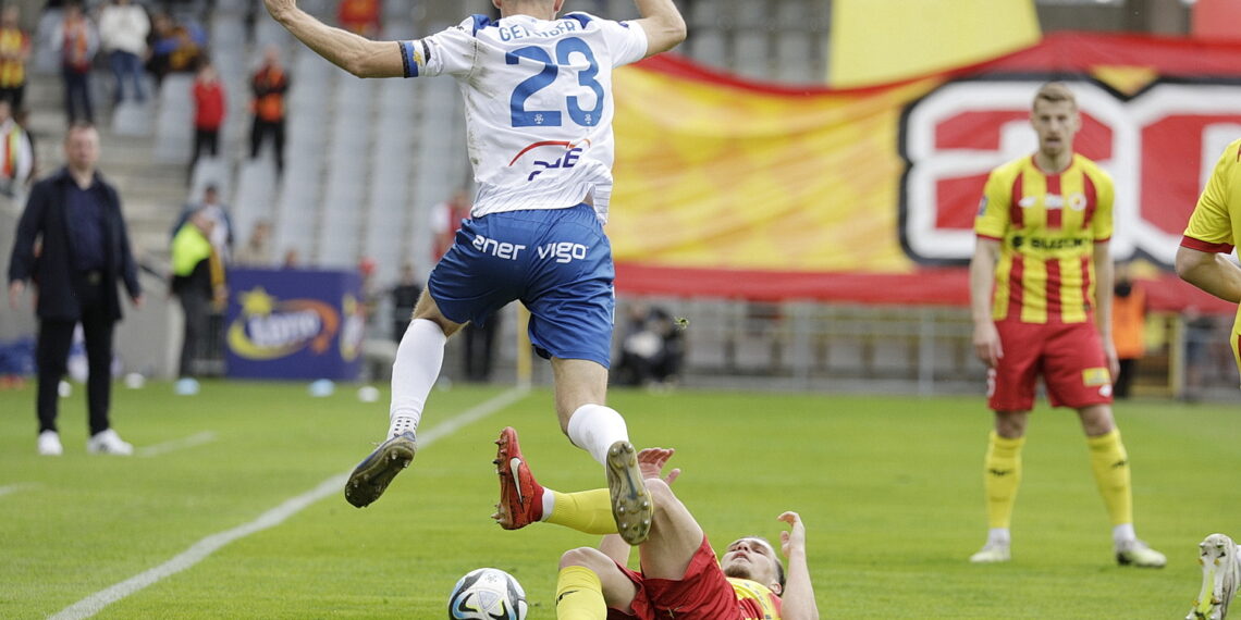 06.04.2024 Kielce. Piłka nożna. Ekstraklasa. Mecz Korona Kielce - Stal Mielec / Fot. Jarosław Kubalski - Radio Kielce