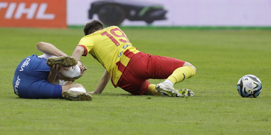 06.04.2024 Kielce. Piłka nożna. Ekstraklasa. Mecz Korona Kielce - Stal Mielec / Fot. Jarosław Kubalski - Radio Kielce