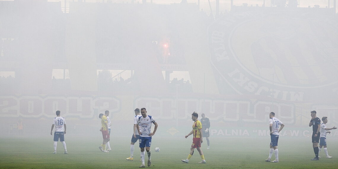 06.04.2024 Kielce. Piłka nożna. Ekstraklasa. Mecz Korona Kielce - Stal Mielec / Fot. Jarosław Kubalski - Radio Kielce