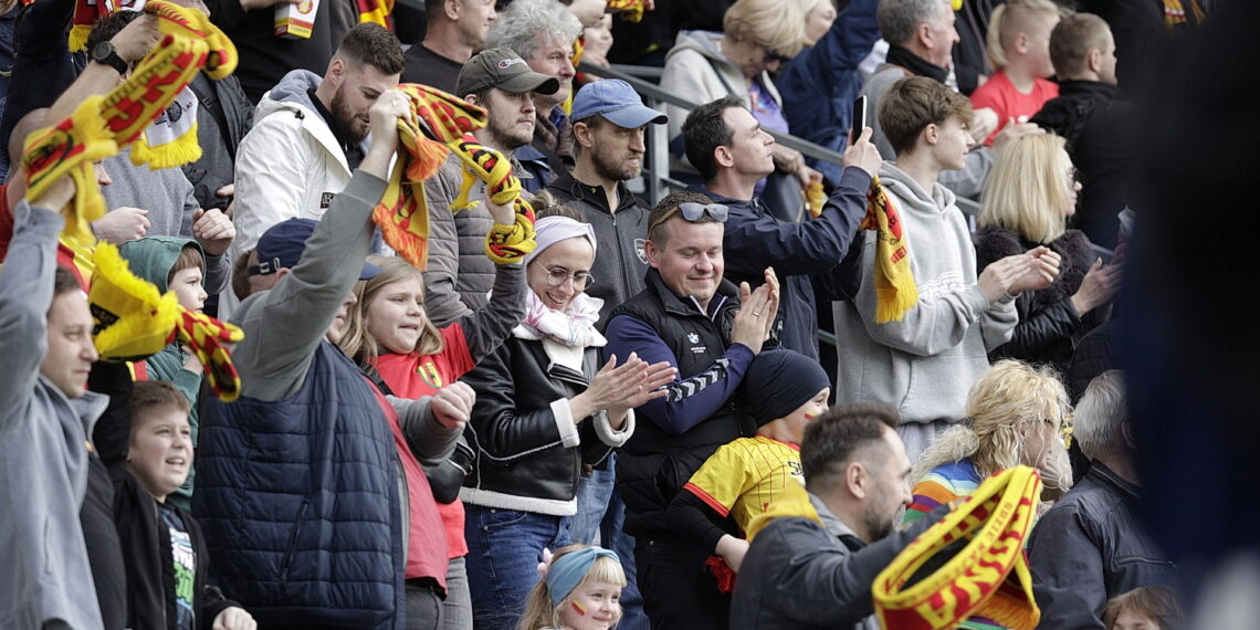 06.04.2024 Kielce. Piłka nożna. Ekstraklasa. Mecz Korona Kielce - Stal Mielec / Fot. Jarosław Kubalski - Radio Kielce