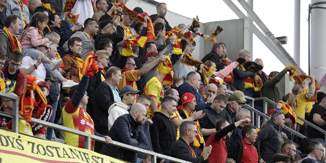 06.04.2024 Kielce. Piłka nożna. Ekstraklasa. Mecz Korona Kielce - Stal Mielec / Fot. Jarosław Kubalski - Radio Kielce