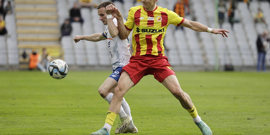 06.04.2024 Kielce. Piłka nożna. Ekstraklasa. Mecz Korona Kielce - Stal Mielec / Fot. Jarosław Kubalski - Radio Kielce