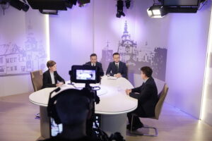 Debata 1:1 kandydatów na prezydenta Kielc. Agata Wojda – Marcin Stępniewski
