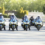 28.04.2024 Kielce. Policja. Odprawa policjantów na motocyklach / Fot. Jarosław Kubalski - Radio Kielce