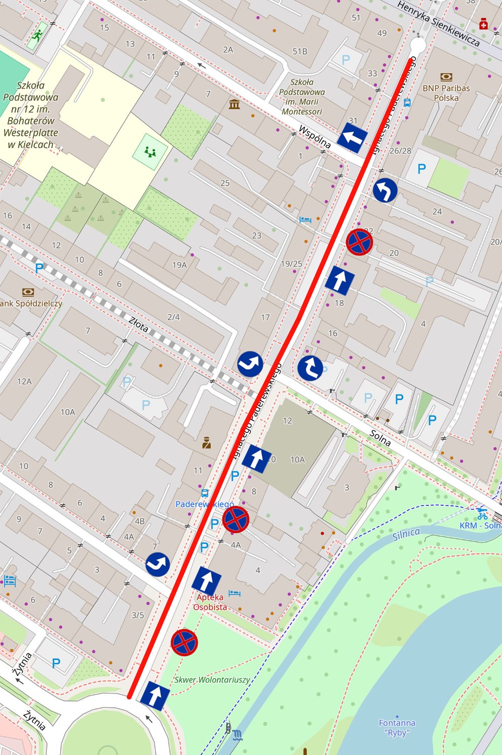Będą utrudnienia. Modernizacja kolejnych dwóch ulic w śródmieściu Kielc