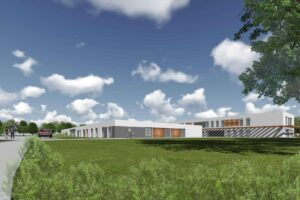 Wizualizacja rozbudowy Centrum Zdrowia Psychicznego w Sandomierzu
