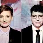 Agata Wojda (Koalicja Obywatelska) i Marcin Stępniewski (Prawo i Sprawiedliwość)